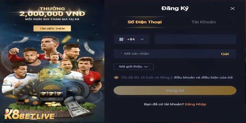 Hướng dẫn cách tham gia K8 Casino cho tân thủ