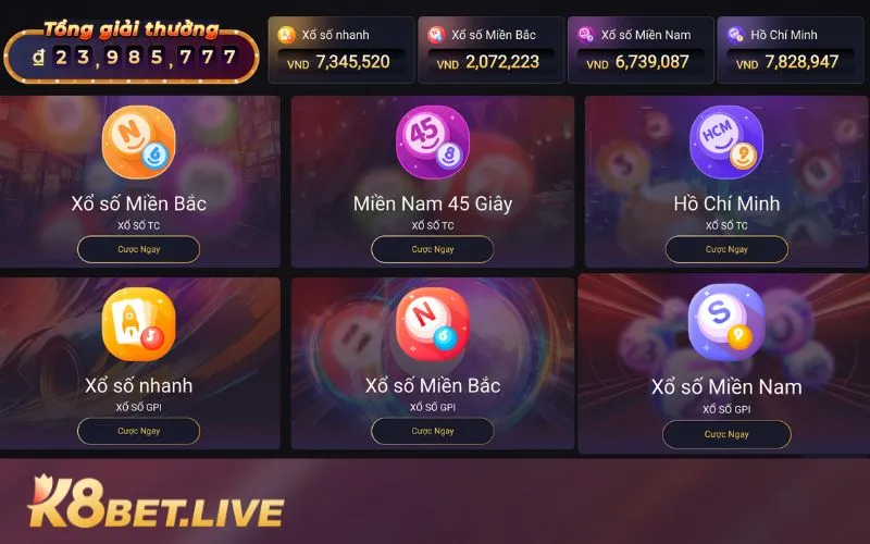 Xổ số - số đề online với tỷ lệ trả thưởng cao